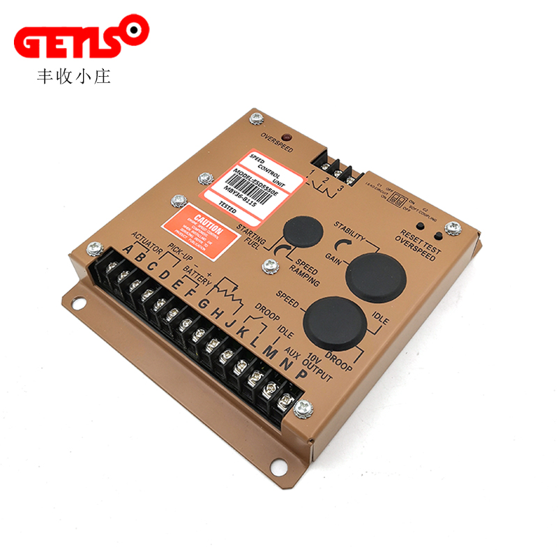 康明斯ESD5550E柴油机组控制板低速保护功能GAC5220调速板5221