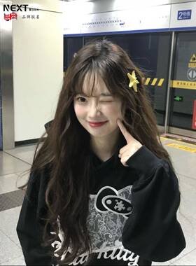 Next Moon英国联名可爱kitty猫蕾丝刺绣连帽卫衣女秋季新款宽松潮