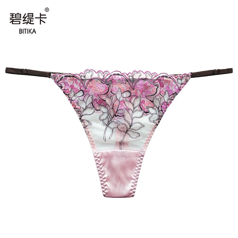 细带性感丁字裤女 一根线无痕秋冬季裤头 桑蚕丝低腰透明蕾丝内裤,女士内衣/男士内衣/家居服,女丁字裤,淘宝优惠券,粉丝福利购,淘宝优惠卷