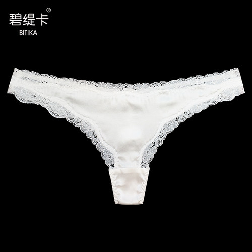 甜美秋冬舒适少女无痕低腰丁字裤