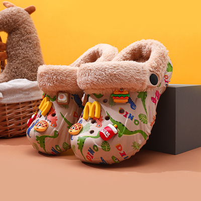 2025年冬季新款儿童棉拖鞋男童