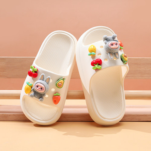 labubu拉布布儿童拖鞋女童夏季新款防滑室内家居大童宝宝女孩凉拖