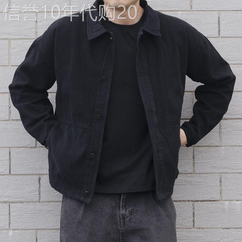 飞行员夹克男春秋季2025新款美式潮流修身牛仔工装外套男休闲上衣