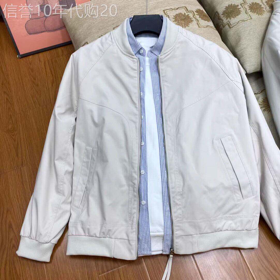高端白色飞行夹克外套男士秋冬季2025年新款夹棉加厚棉服棉衣男款