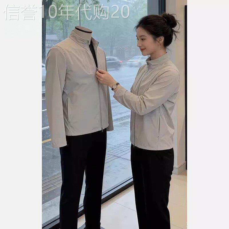 美式机能立领夹克男夏季薄款户外三防健身运动外套修身休闲防晒衣