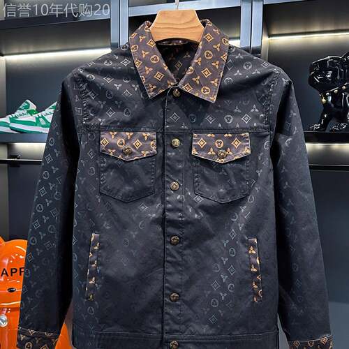 Madness Mdns Clot 2025新款轻奢潮牌压花衬衫领夹克男装休闲外套
