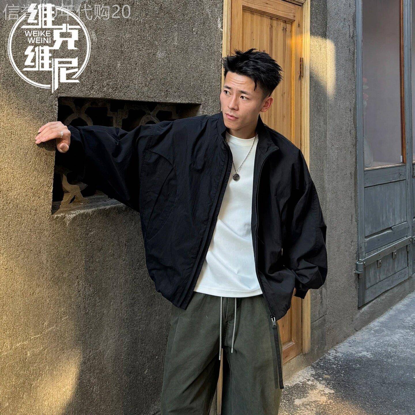 三防弯刀冲锋衣外套男士2026春季新款美式潮牌户外休闲飞行员夹克