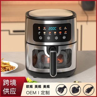 多功能空气炸锅不锈钢可视家用电炸锅110v 220v跨境 厂家