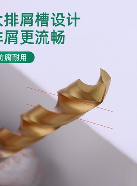 YG进口含钴涂钛特硬麻花钻头不锈钢D2GPQ191转孔头高速钢