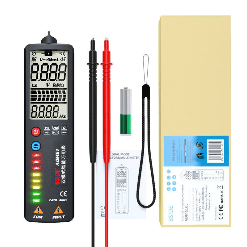 双模式智能电笔探测万用表一体电气螺丝刀断点通断零火线ADMS1CL