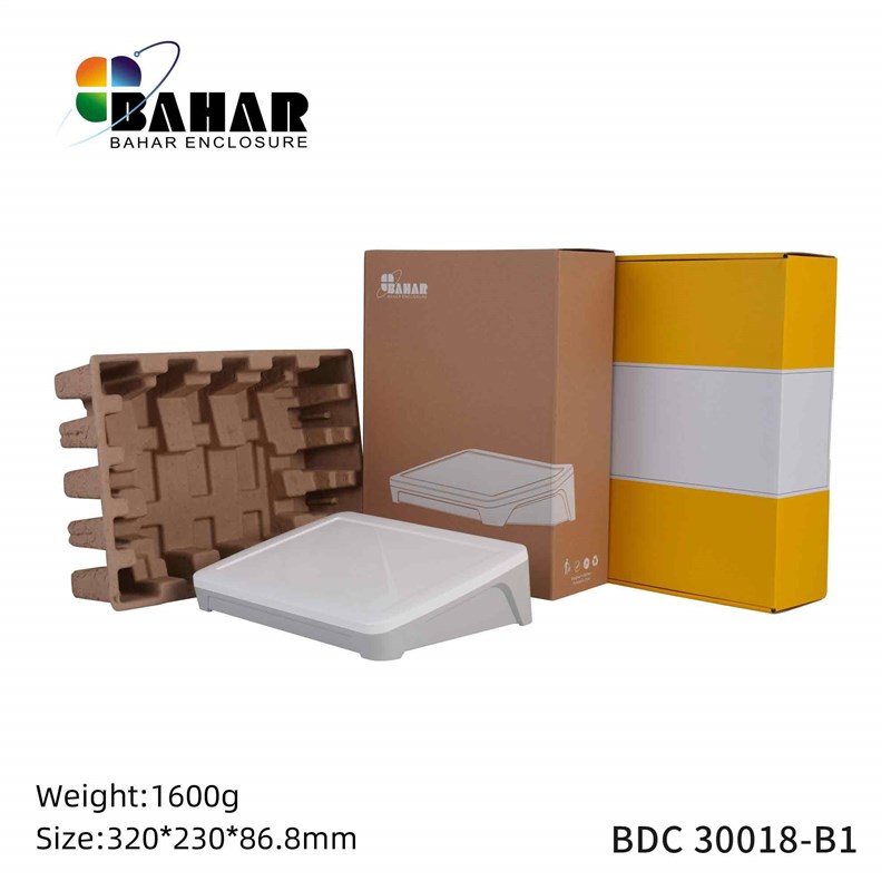 新款塑料接线盒电子设备仪表壳体带螺丝台式机壳巴哈尔TBDC30018