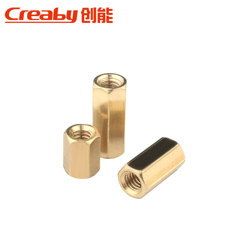 铜柱M2.5双通六角铜柱隔离柱机箱主板线路板螺柱铜螺柱螺母柱M3