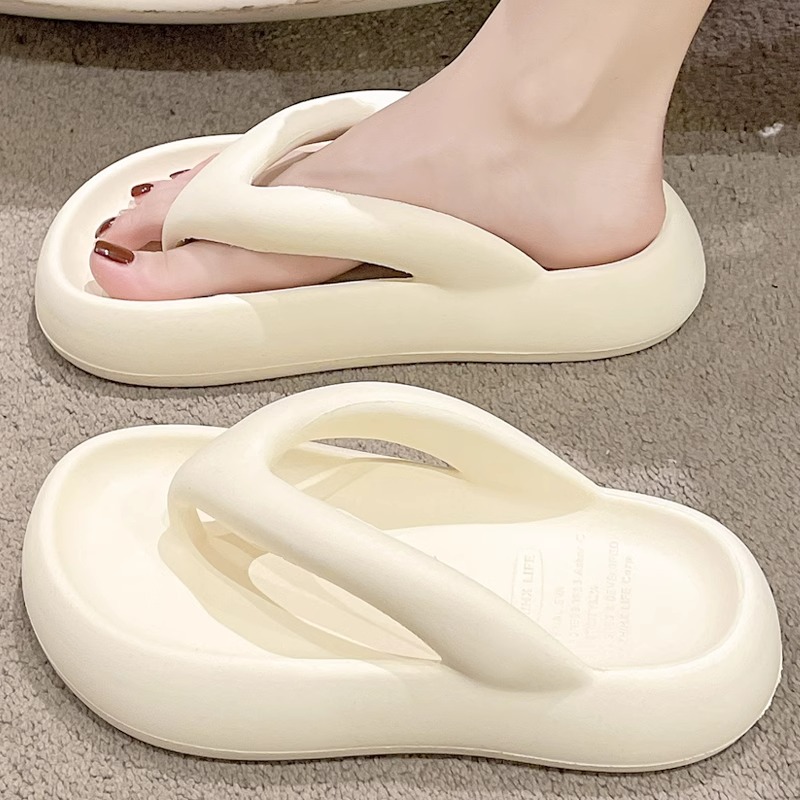 踩屎感厚底人字拖女夏季2025新款防滑海边沙滩鞋夹脚凉拖鞋女外穿