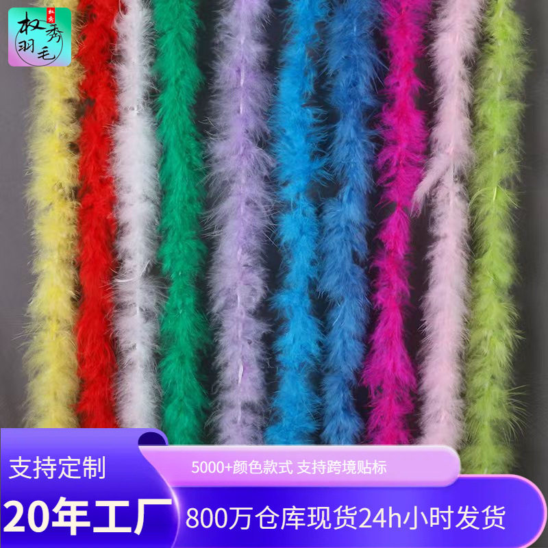 细平板羽毛条火鸡服装辅