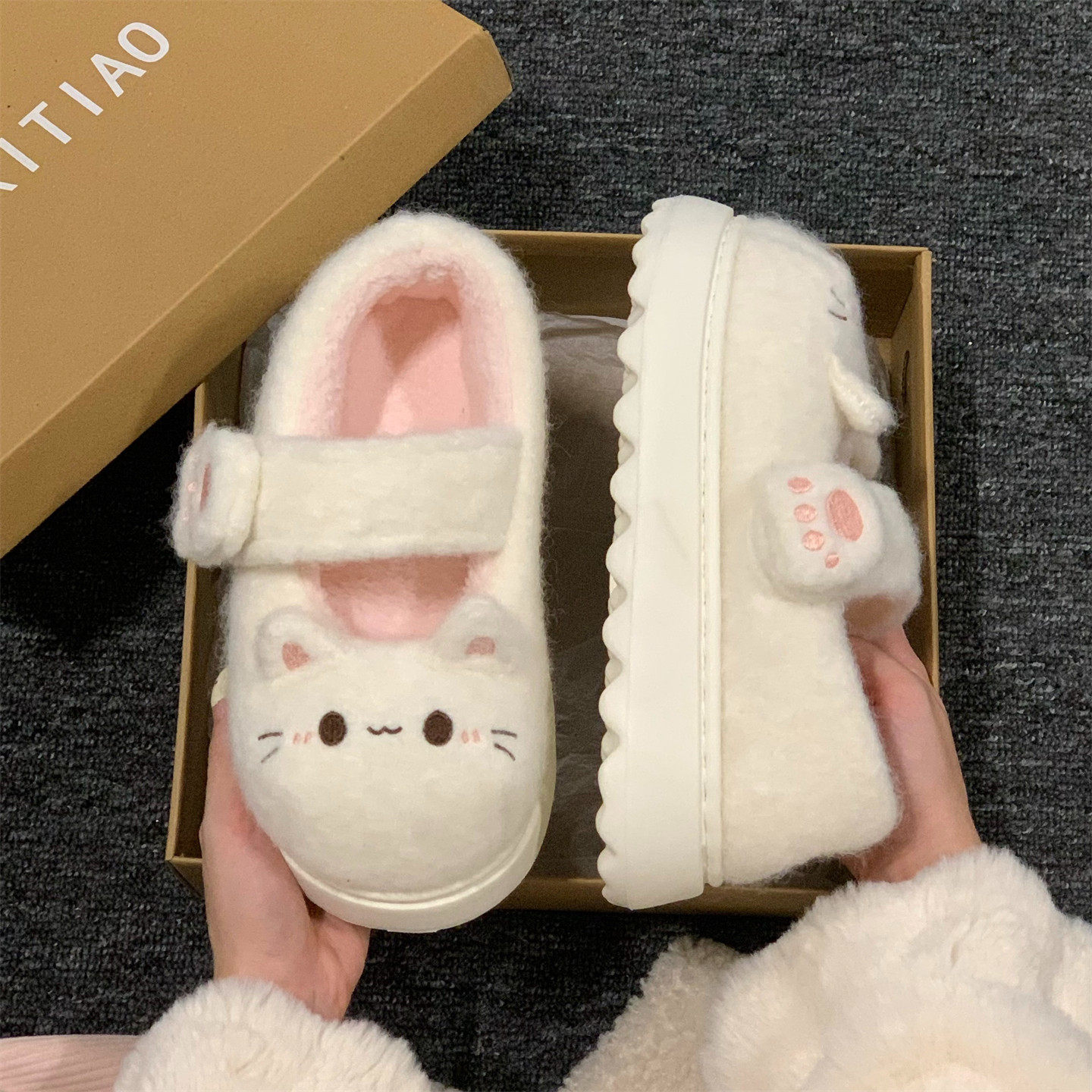 软萌小猫lolita鞋玛丽珍