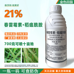 丰乐农化达丰好21%春雷霉素稻瘟酰胺水稻稻瘟病稻温灵农药杀菌剂