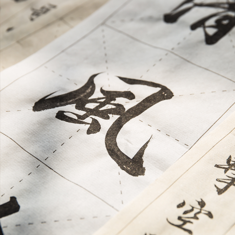 秋凝斋四格成语米字格宣纸四言半生熟回宫格方格仿古书法练习纸小楷竖格毛笔字软笔中楷大楷隶书临帖练字纸