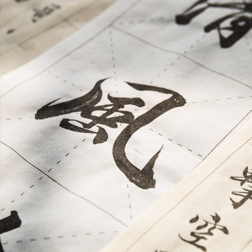 秋凝斋四格成语米字格宣纸四言半生熟回宫格方格仿古书法练习纸小楷竖格毛笔字软笔中楷大楷隶书临帖练字纸