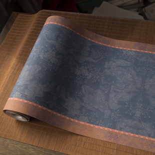 秋凝斋瑞锦《加厚》蜡染微喷长卷复古空白金墨银墨半生半熟小楷书法作品练习纸15米行书草书隶书作品用纸