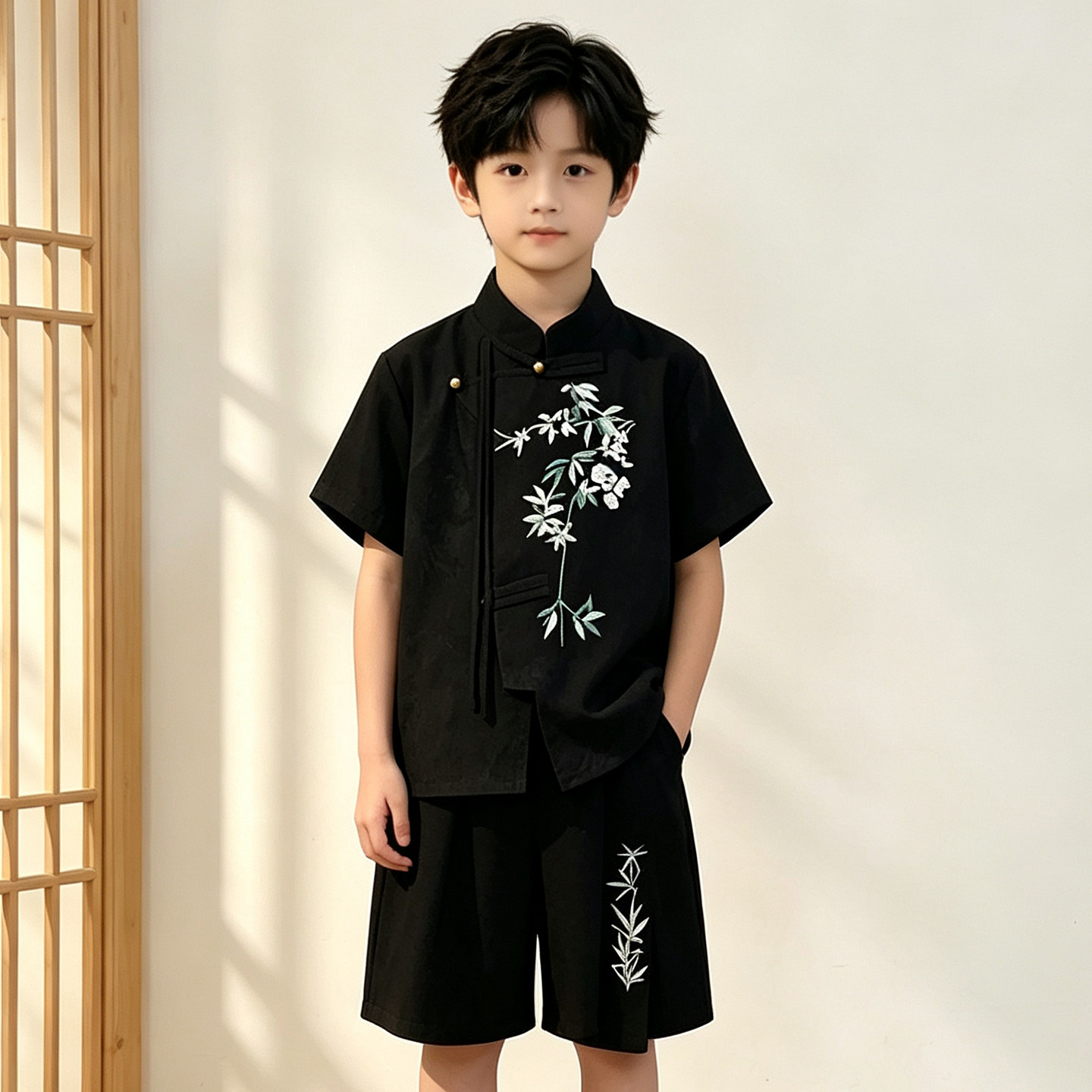 男童夏季短袖汉服套装2026新款