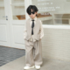 男童礼服2026春秋新款 潮 儿童生日小主持人西服帅气男孩小少爷西装