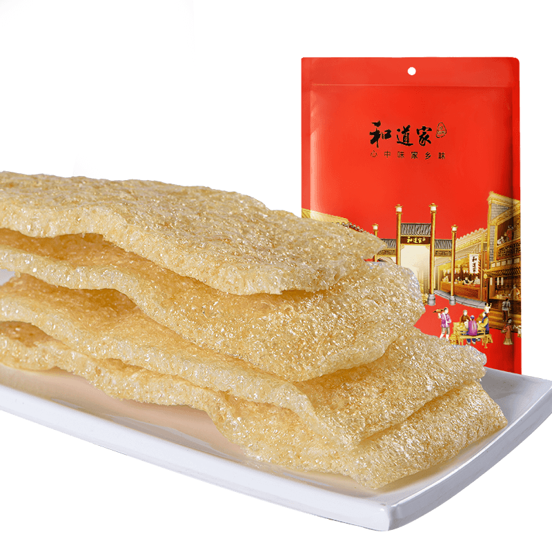 和道家炸猪皮250g江苏特产响皮油炸猪肉皮干猪皮干货炖汤火锅凉拌