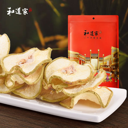 和道家 雪梨干梨干片香梨片300g 新鲜水果手工制作雪梨片汤料糖水