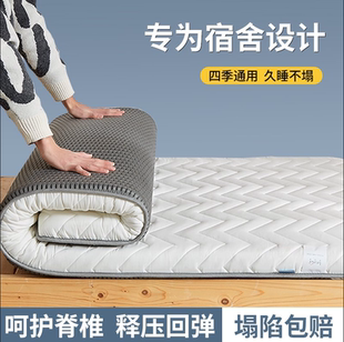 学生宿舍专用乳胶床垫90x190cm床褥子租房垫子1.2米软垫保护垫子