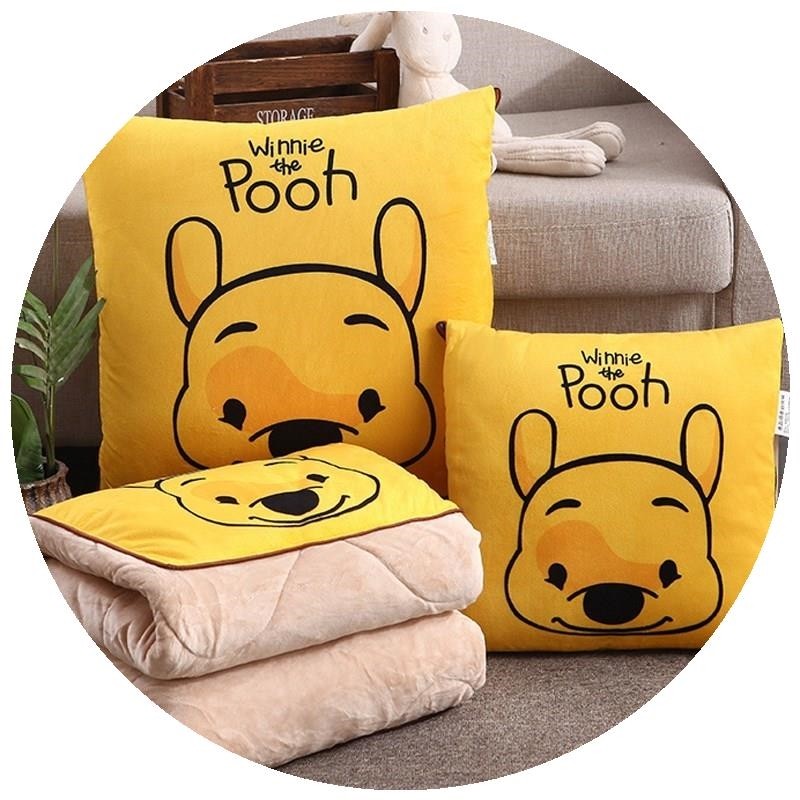 拉链可折叠成抱枕的毛毯午休被子 直男单位中午睡觉用的深色被子