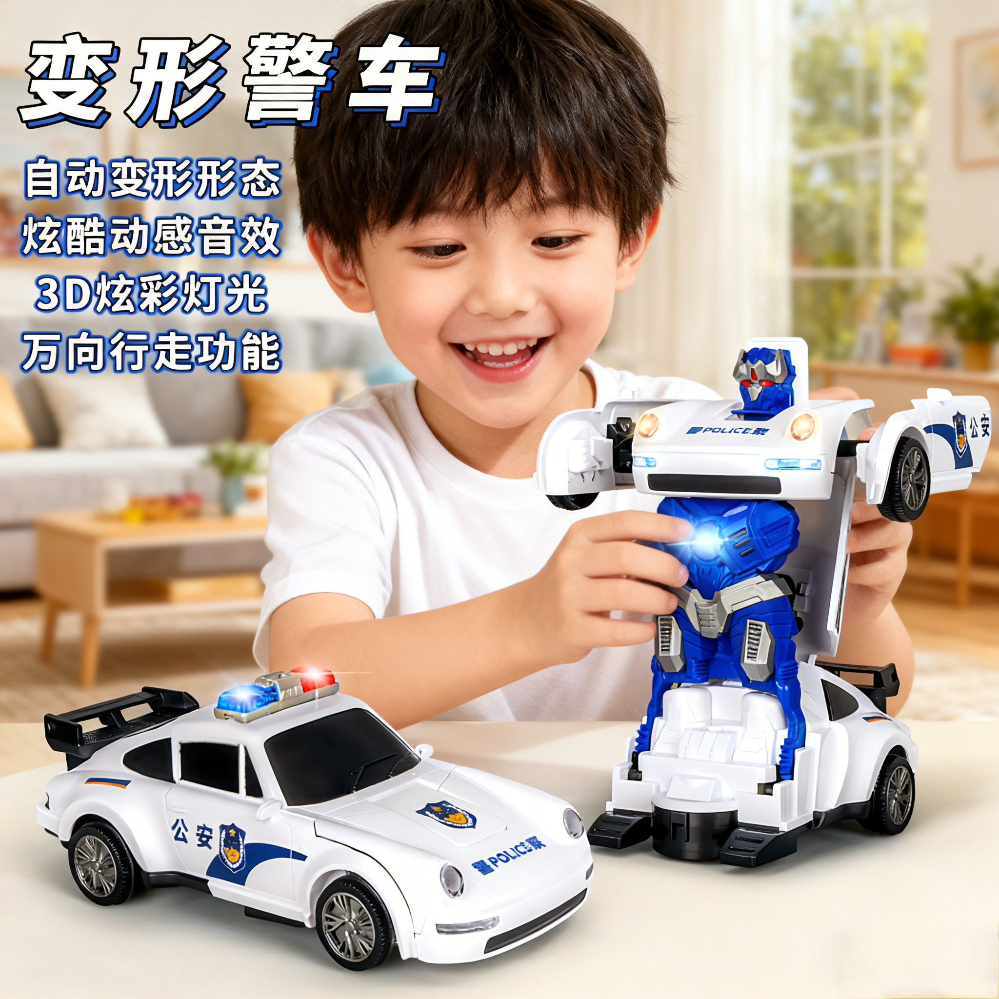 2025年新款儿童金刚变形机甲玩具汽车机器人模型玩具男孩生日礼物,玩具/童车/益智/积木/模型,儿童机器人/变形玩具,淘宝优惠券,粉丝福利购,淘宝优惠卷