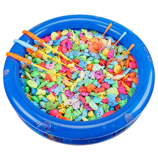 钓鱼玩具儿童1到3一岁半益智宝宝捞鱼磁吸戏水池满两周岁生日礼物