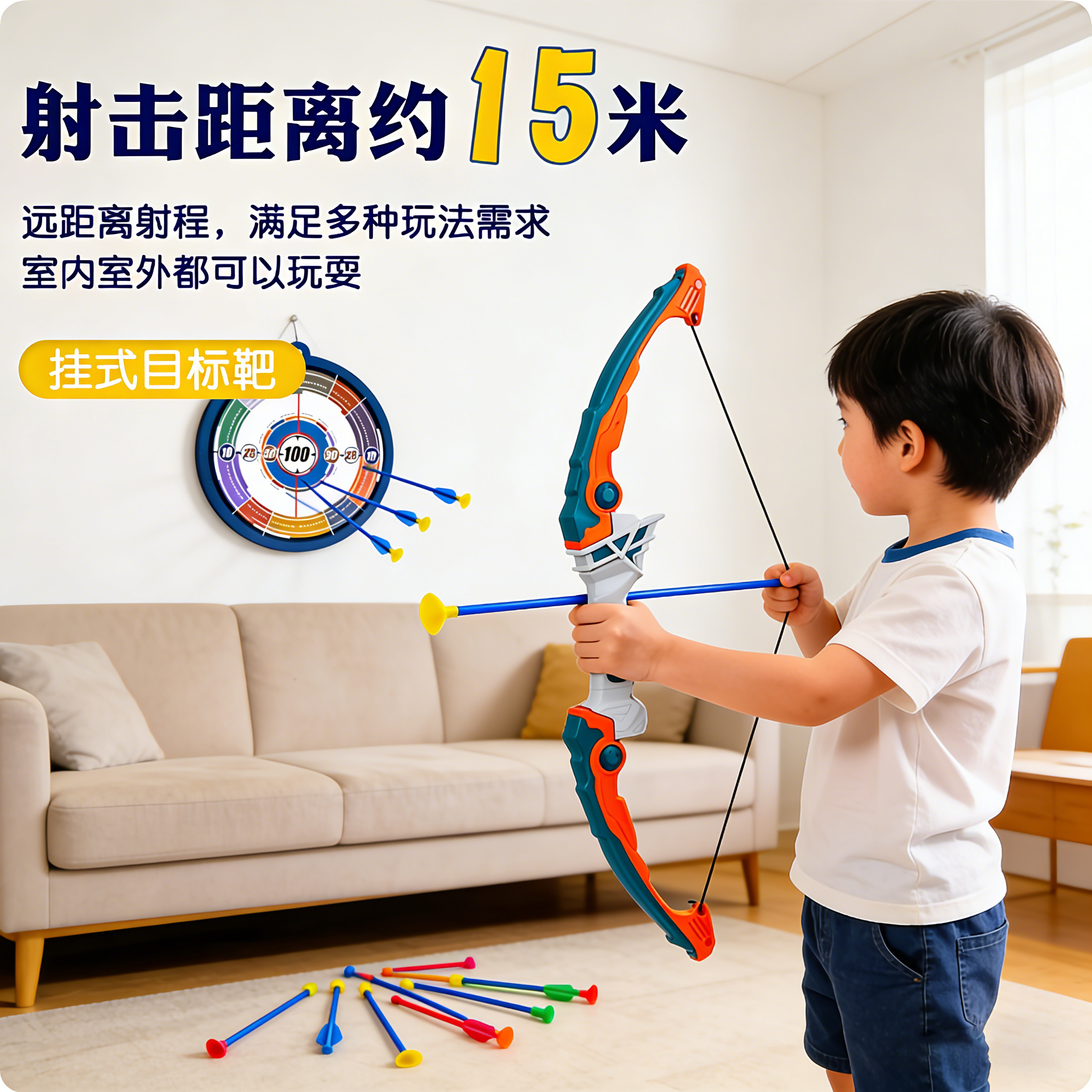 弓箭儿童玩具男孩射箭游戏道具室内弹弓反曲弓支箭靶生日礼物新款,玩具/童车/益智/积木/模型,弹弓/飞镖/射击/射箭类,淘宝优惠券,粉丝福利购,淘宝优惠卷