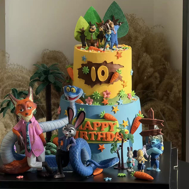 疯狂动物城蛋糕装饰摆件朱迪警官兔子尼克盖瑞蛇手办儿童生日装扮,节庆用品/礼品,蛋糕/烘焙装饰用品,淘宝优惠券,粉丝福利购,淘宝优惠卷