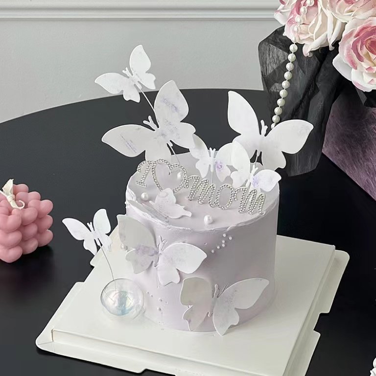 2024母亲节蝴蝶蛋糕装饰插件爱心mom钻女神妈妈节日快乐烘焙摆件,节庆用品/礼品,节日装扮用品,淘宝优惠券,粉丝福利购,淘宝优惠卷