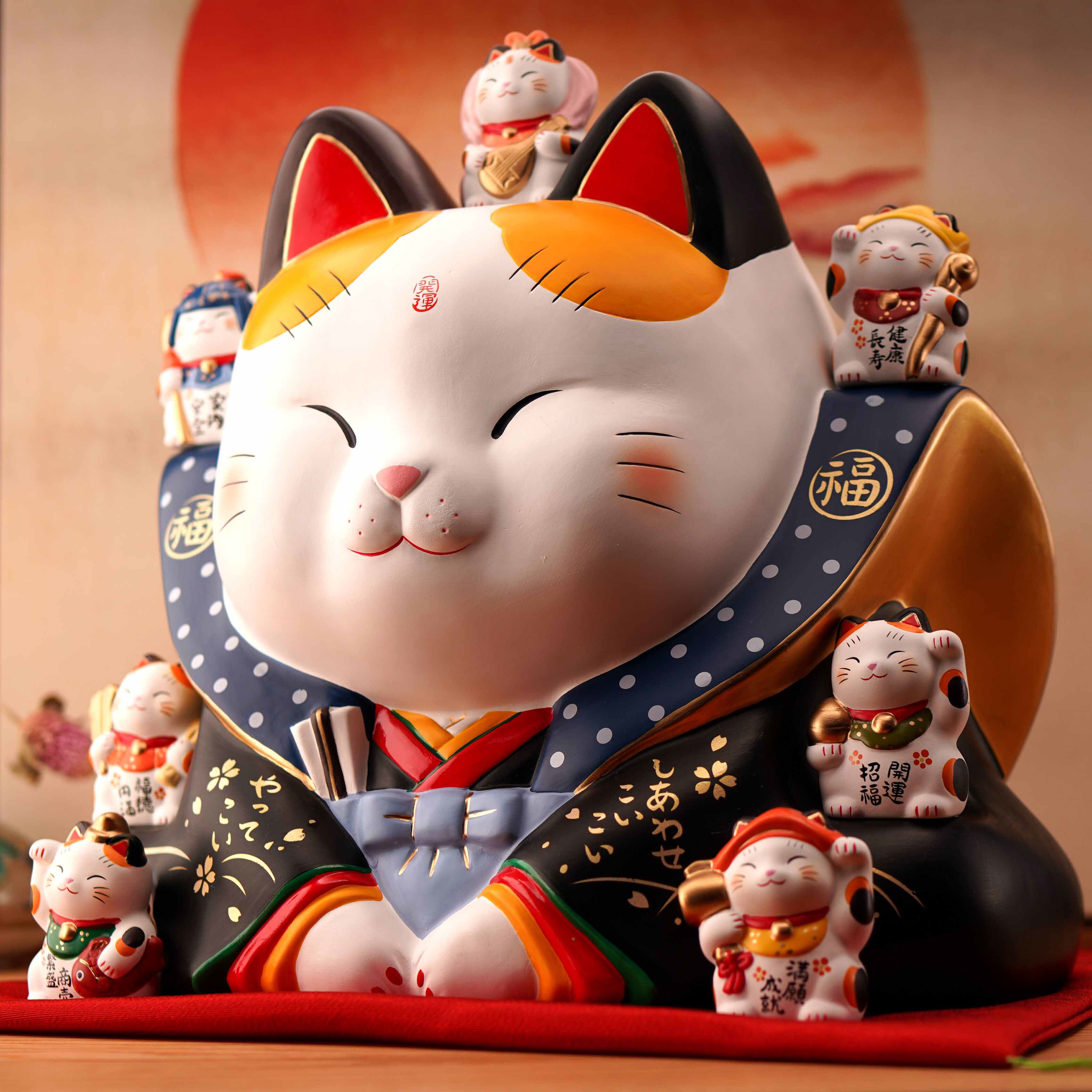 日本药师窑招财猫摆件开业贺礼前台收银台存钱罐家居客厅办公室在类目 节庆用品/礼品, 创意礼品, 招财猫中 - 来自Buy2taobao.com提供专业的淘宝代购服务