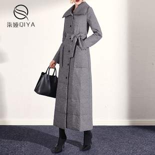 清仓福利长款羽绒服女2025年新款中长款灰色保暖白鸭绒