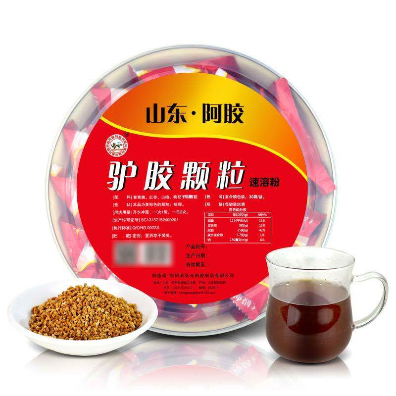 驴胶颗粒600g阿胶即食颗粒冲剂阿胶速溶粉东阿特产阿胶产品_虎窝淘