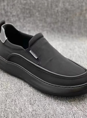 YBJ帕达索 夏季透气布鞋男鞋轻便一脚蹬懒人鞋休闲帆布鞋230380