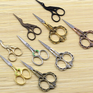 复古剪刀十字绣古典剪刀专用手工diy刺绣剪精致绣花剪剪线头神器