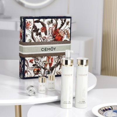 澳洲CEMOY澳诗茉白金流明后花园水乳套装5件礼盒修复补水保湿提亮