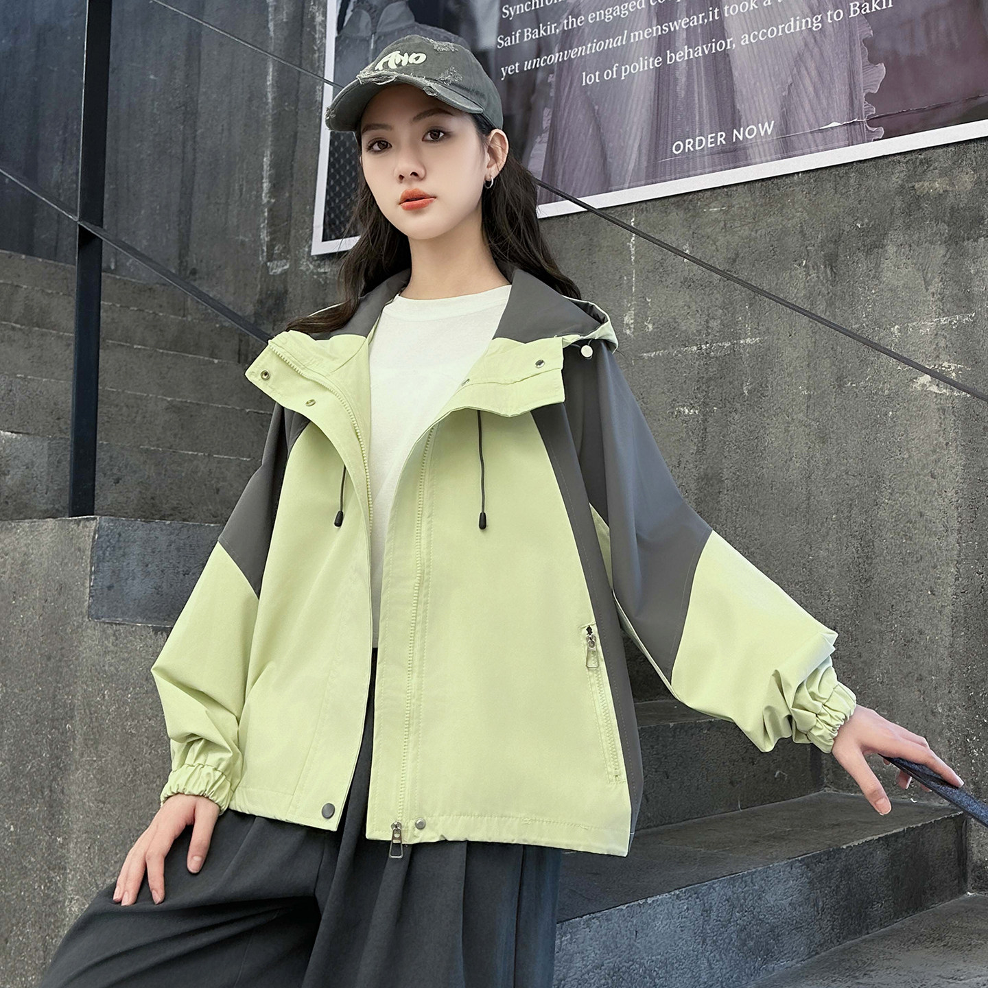 女童外套春秋款2025新款洋气韩版连帽上衣大童秋装冲锋衣初中学生,童装/婴儿装/亲子装,普通外套,淘宝优惠券,粉丝福利购,淘宝优惠卷