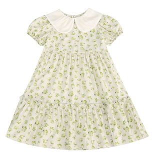 女童裙子夏季2026新款儿童韩版洋气8碎花9公主裙10大童12岁连衣裙