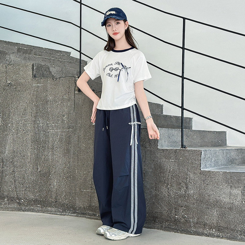 女大童套装夏装季2026新款儿童装洋气薄款青少年女装女童两件套