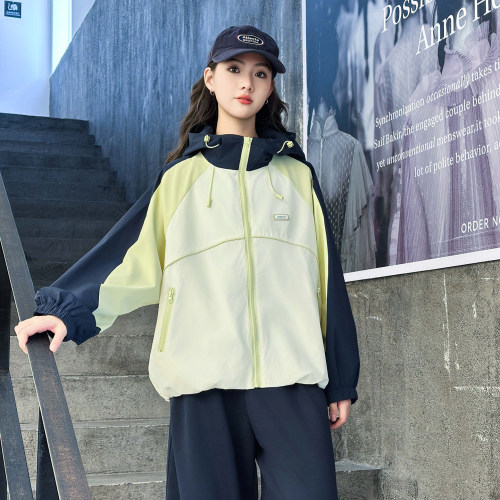 女童春装外套初中学生冲锋衣