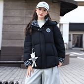 儿童洋气女童10冬季 初高中学生羽绒服冬款 2025新款 12大童15岁外套