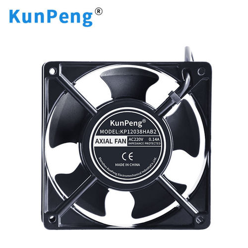 工厂定制FS12038工业加湿器风扇110V固态继电器交流220V散热风扇 - 封面