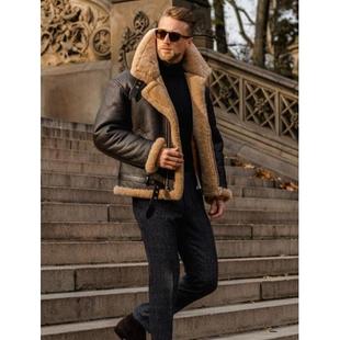 men fur one imitation thick piece sub Fur coat