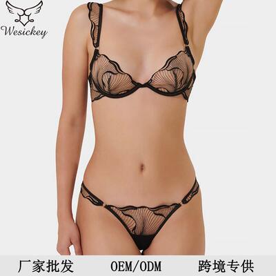Underwear Women's Ultra Thin Embroidered Lace Underwear