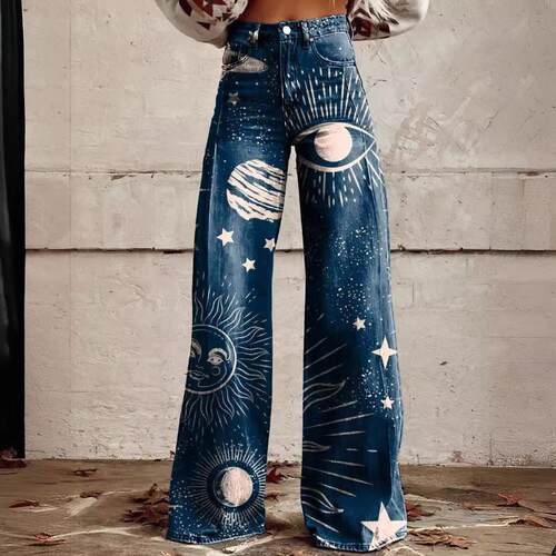Women's long pants, women's bell bottom pants