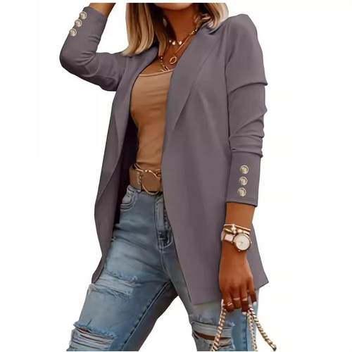 Women's top, collar jacket, suit, long sleeved